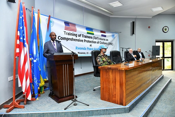 Rtd Col Jill Rutaremara yashimangiye ko umusaruro witezwe kuri ayo mahugurwa ari ingirakamaro