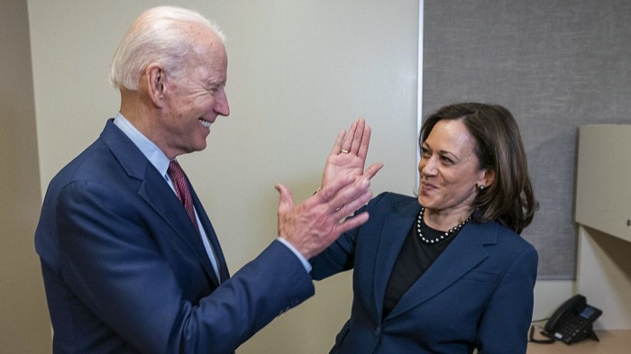 Joe Biden na Kamala Harris bishimiye intsinzi