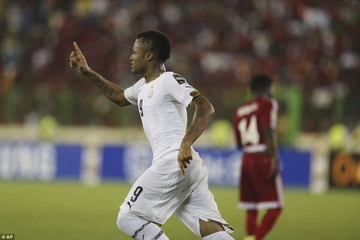 Jordan Ayew atsinda Penaliti