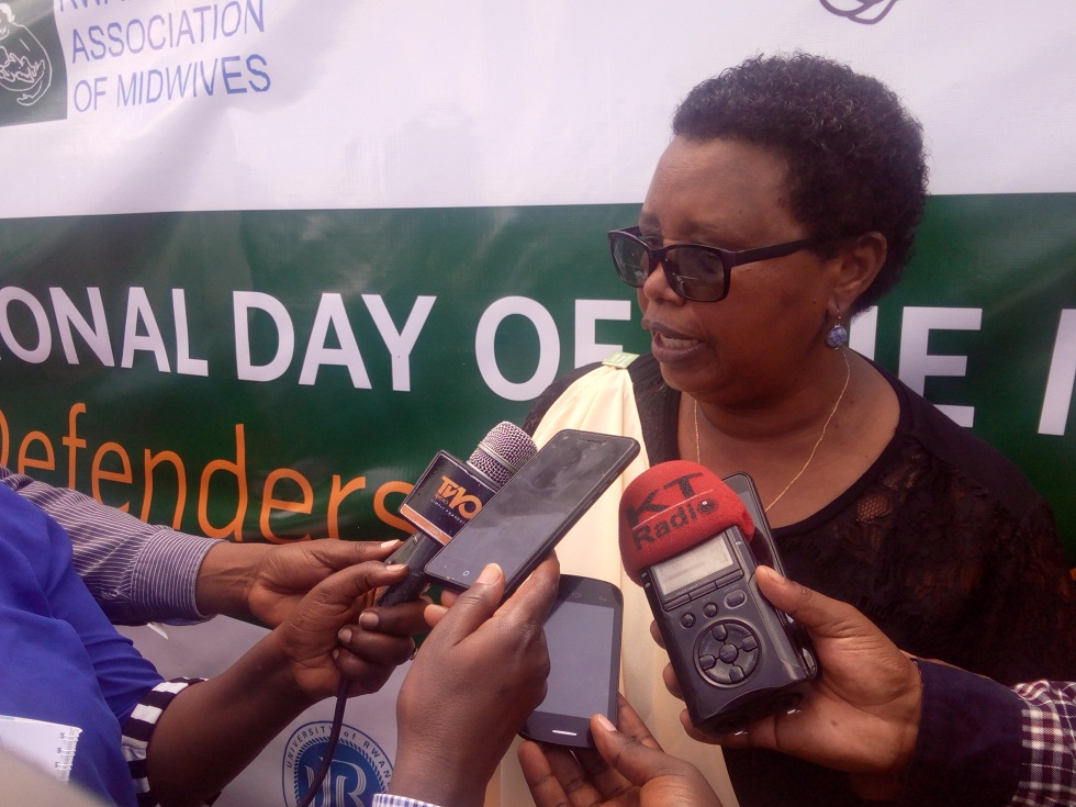 Josephine Murekezi, umuyobozi w'ihuriro ry'ababyaza mu Rwanda