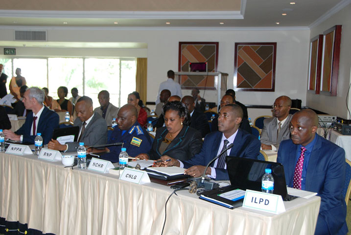 Bamwe mu bagize urwego rw