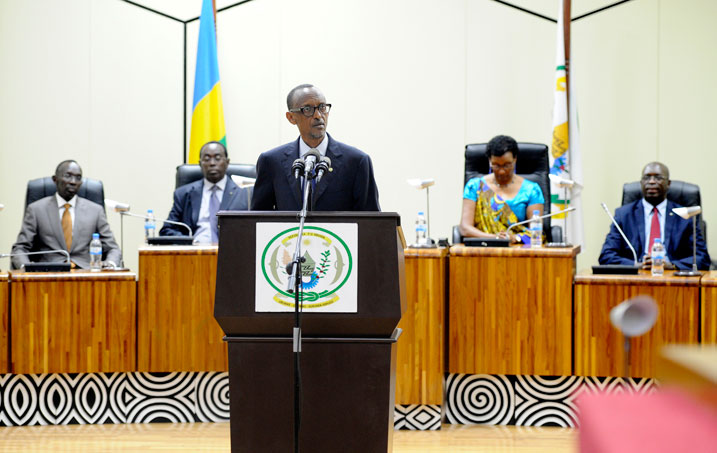 Perezida Kagame avuga ijambo mu nteko ishinga amategeko y