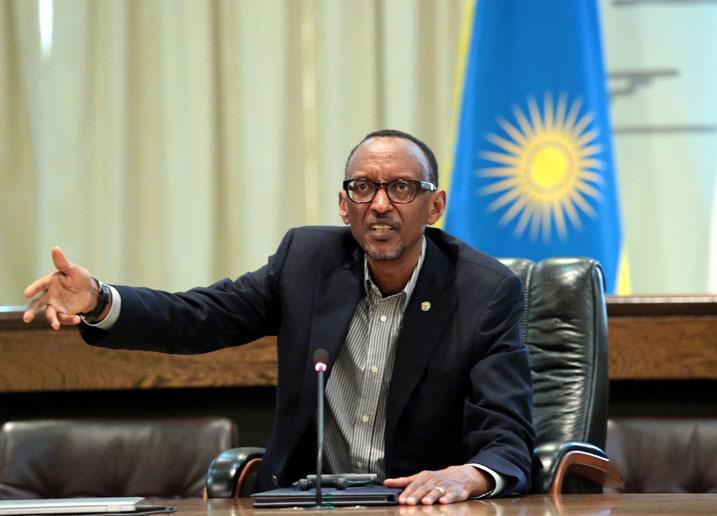 Perezida Kagame mu kiganiro n'abanyamakuru kuri uyu wa 01/07/2014.