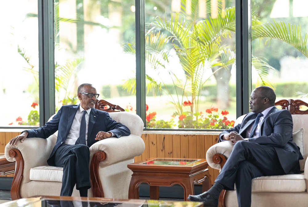 Perezida Kagame na William Ruto uyobora Kenya, bagiranye ibiganiro