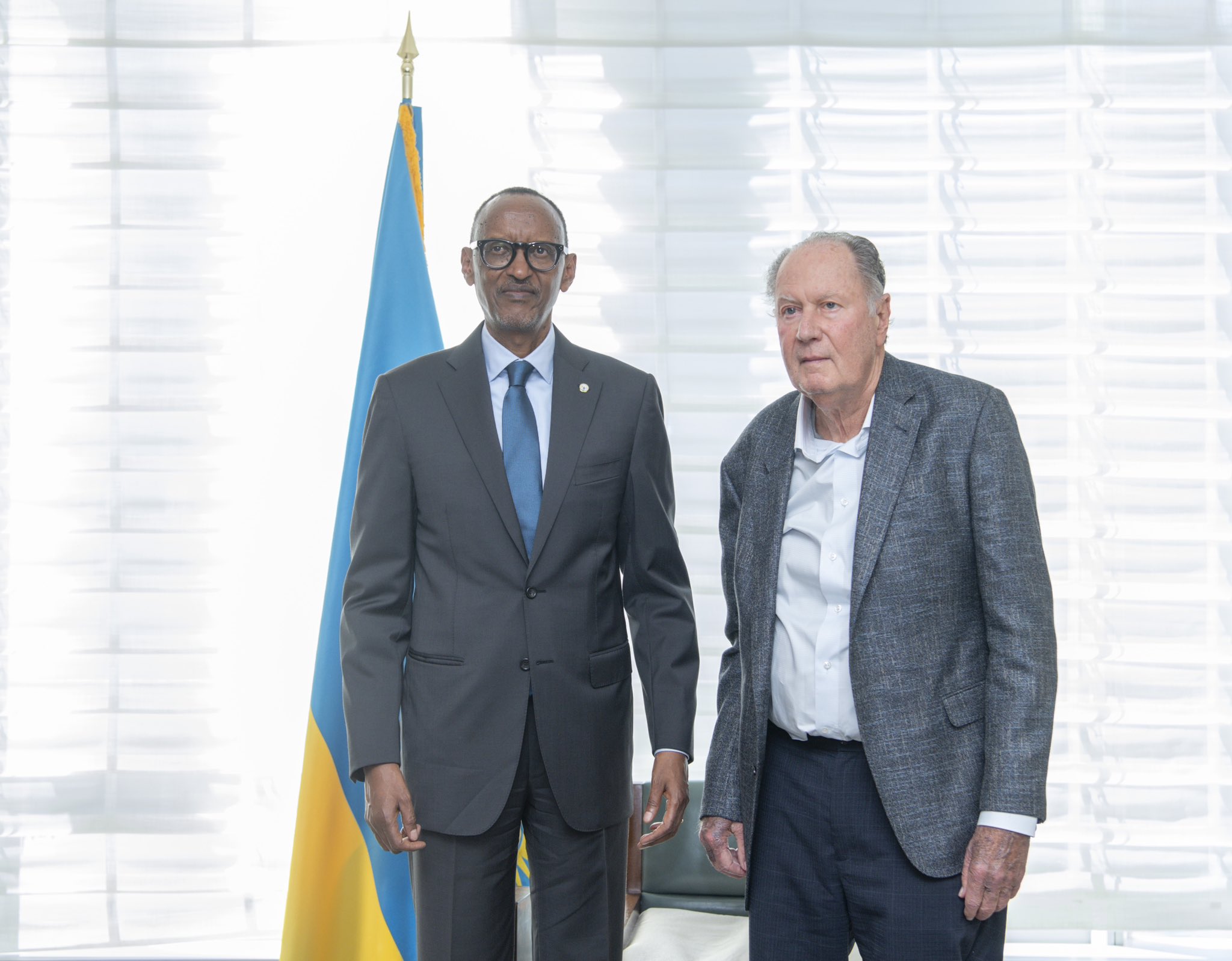 Perezida Kagame na David Bonderman
