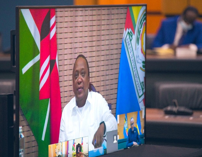 Perezida wa Kenya Uhuru Kenyatta 