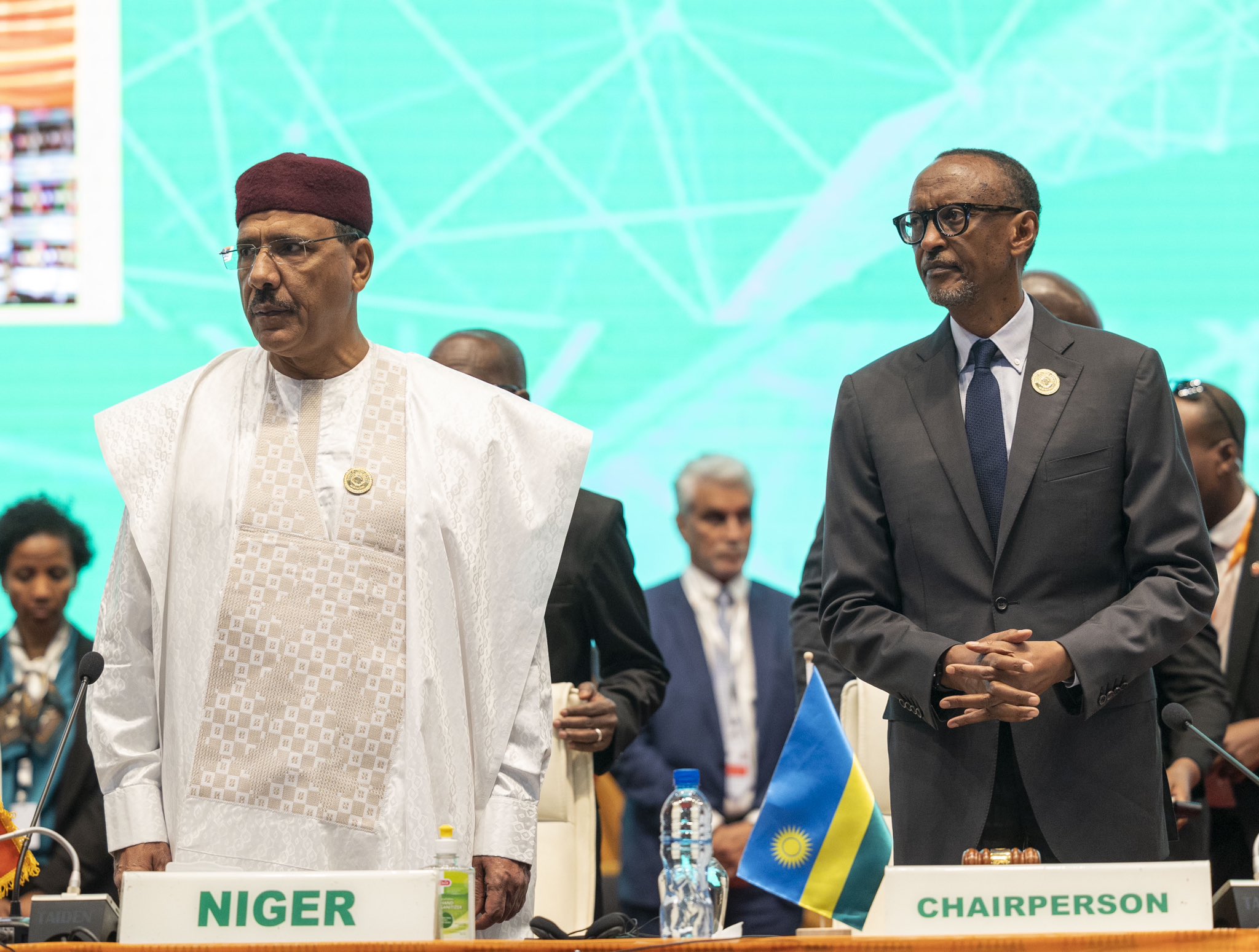 Perezida Kagame na mugenzi we Mohamed Bazoum wa Niger