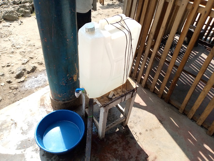 Uburyo bwo kuzirikira kandagira ukarabe ku gikoresho iba iteretseho abacururiza muri centre ya Byangabo babwize kubera ubujura bwazo bukabije