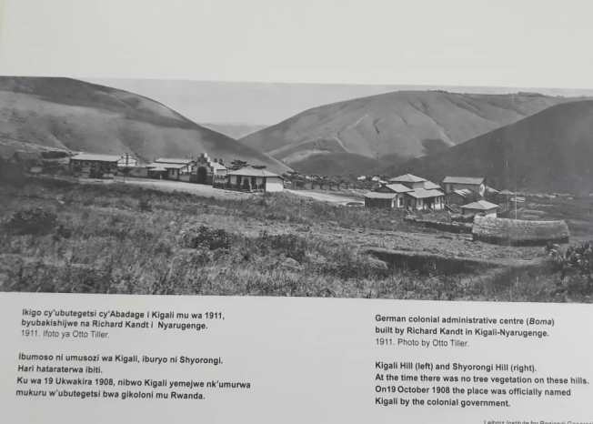 Inzu ya Kandt Abadage bayubakanye n'izindi nyinshi zaje gusenywa muri 1916