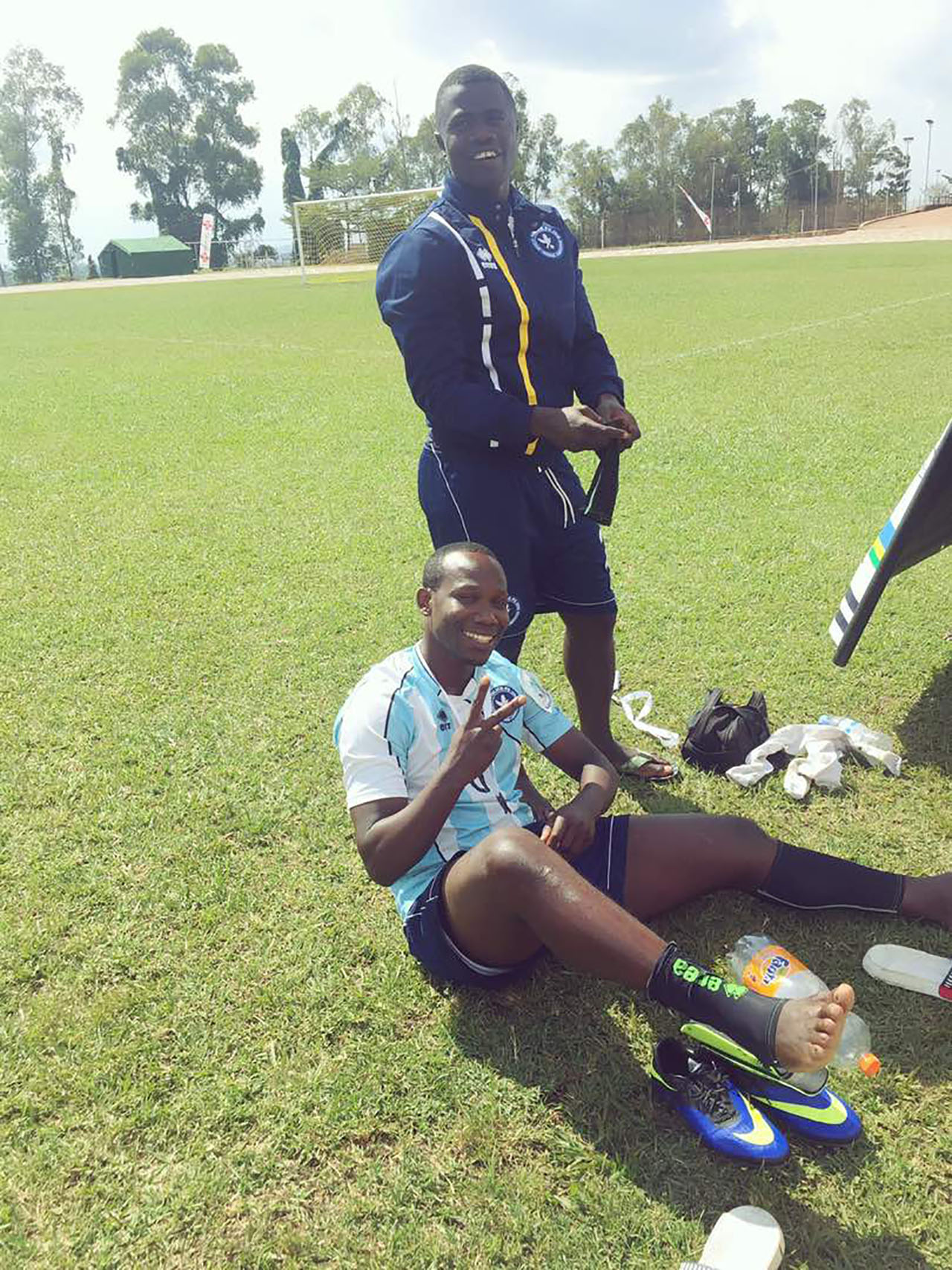 Kapiteni Twagizimana Fabrice nawe ibyishimo byari byose