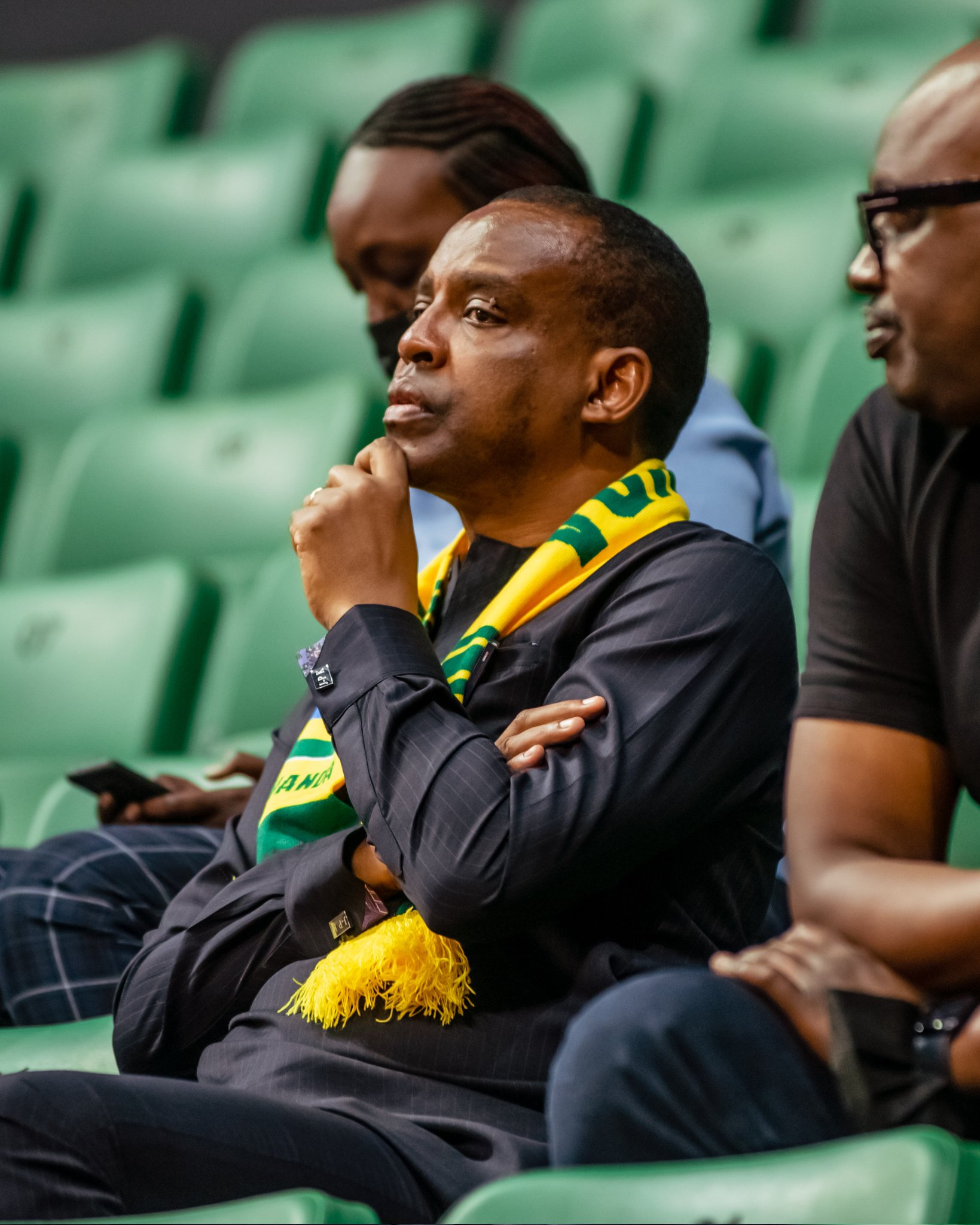 Ni umukino warebwe na Ambasaderi w'u Rwanda muri Senegal, Jean Pierre Karabaranga