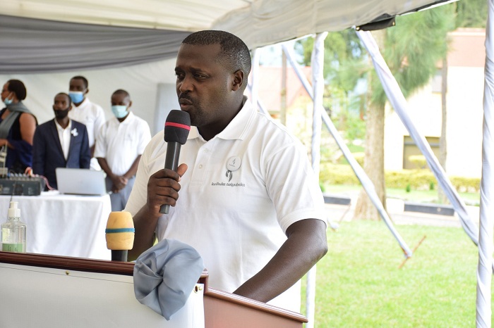 Karangwa Sewase wari uhagarariye MINUBUMWE muri uwo muhango