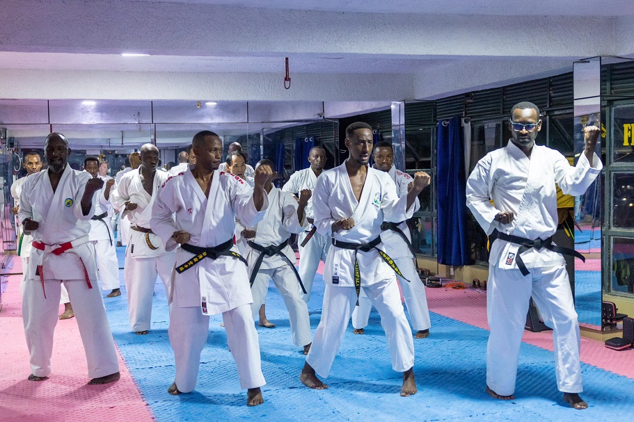 Baratorezwa muri Honbu Dojo y'ishuri rya Master Sinzi Tharcisse