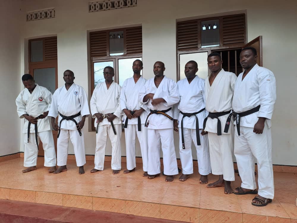 Bamwe mu batoza ba Karate batanze amanota ku bakoreye imikandara