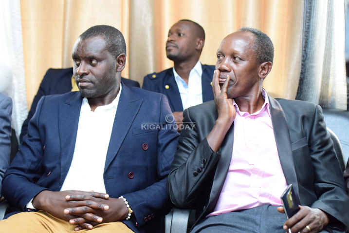 Kayiranga Baptista (uri iburyo) hamwe na Habimana Sosthene ndetse na Seninga Innocent bose banyuze muri iyi kipe