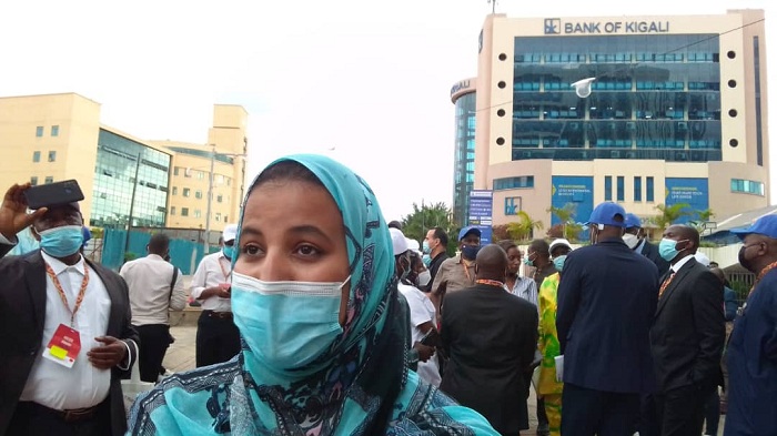 Khadijetu uturutse I Nouakchot muri Mauritania ashimira Umujyi wa Kigali kuba urimo isuku