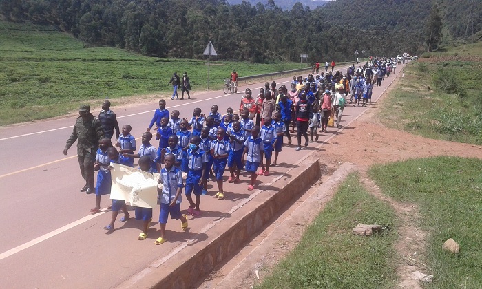 Ni urugendo rwitabiriwe n'abana baturutse ku bigo binyuranye