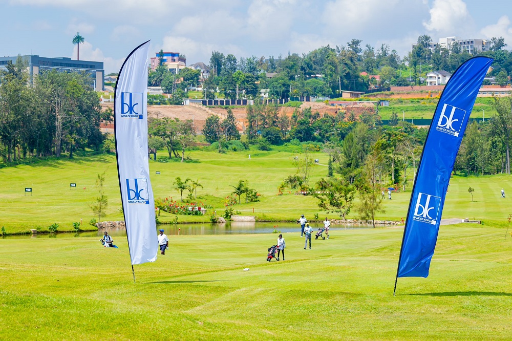 Ni ku nshuro ya kabiri Banki ya Kigali itegura irushanwa rya Golf mu Mujyi wa Kigali
