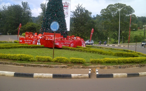 Aha ni muri rond point yo mu kanogo.