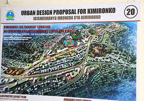 Igishushanyombonera cya Kimironko, kamwe mu duce tw