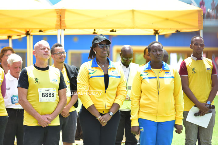 Madamu Jeannette Kagame nawe yari yitabiriye iri siganwa