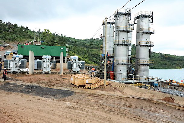 Bimwe mu bikorwa remezo byubatswe ku Kivu bifasha mu kubyaza ikiyaga ingufu z'amashanyarazi 