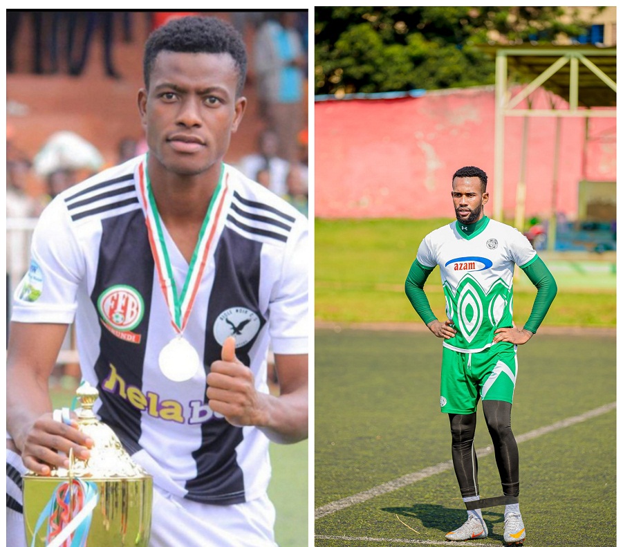 Benjamin Kasongo (ibumoso) na Ngando Omar (iburyo)