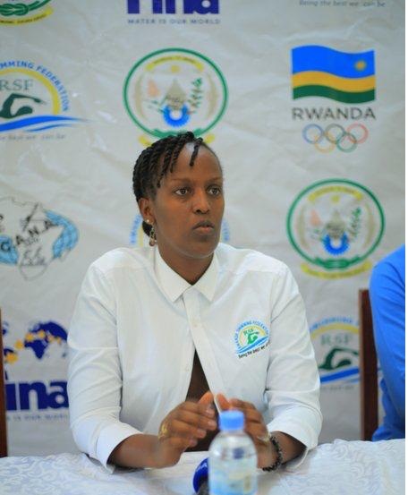 Girimbabazi Pamela uyobora Federasiyo yo koga mu Rwanda