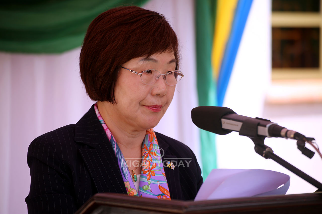 Umuyobozi wa KOICA, Mikyung Lee, yavuze ko inkunga igihugu cye cyatanze ari ikimenyetso cy'ubucuti.