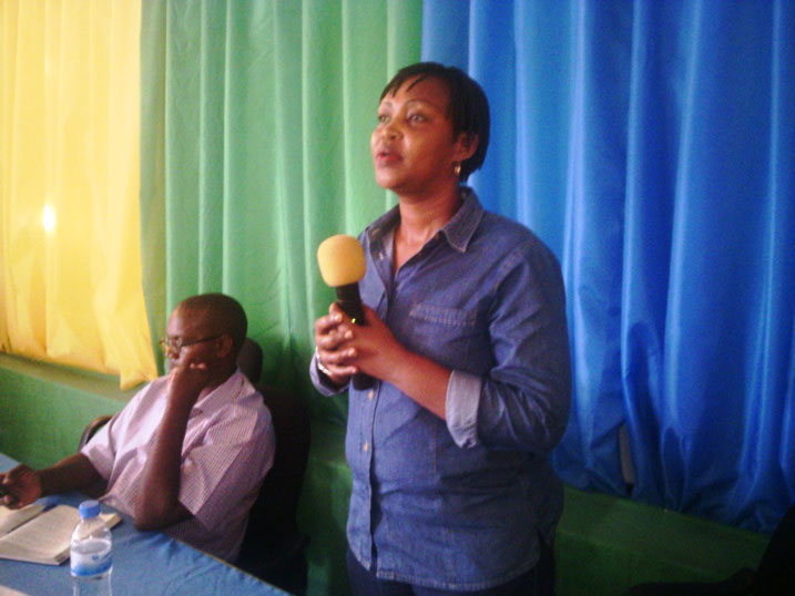 Komiseri Mukamusonera Marie Claire avuga ko ahari ubushake byakoroha ko ndi umunyarwanda yumvikana.