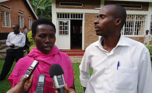 Bamwe mu bahuguwe: Bayavuge Bonifride na Ntawicumurame Nelson.