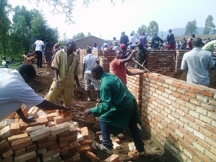 Ku kigo cy'Amashuri abanza cya Rutarabana hari kubakwa ibyumba by'amashuri 6.