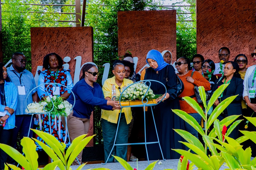 Basuye urwibutso rwa Jenoside rwa Kigali