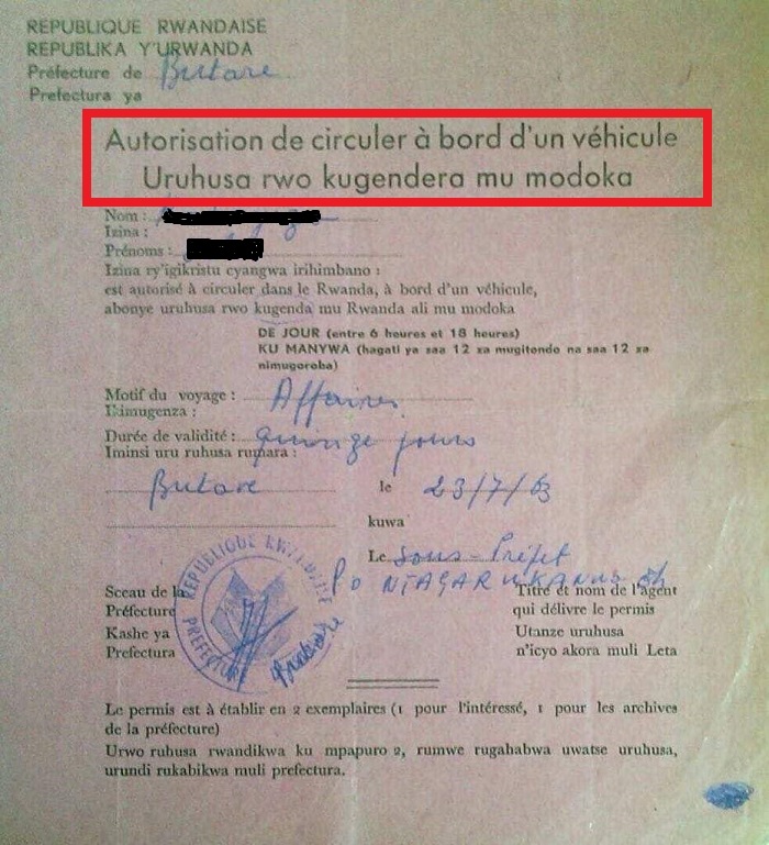 Kugira ngo utege imodoka ugende wagombaga kuba ufite iki cyangombwa