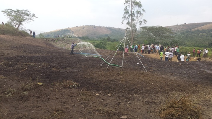 Hahise hanatangizwa ku mugaragaro gahunda yo kuhira ubwatsi bw'amatungo.