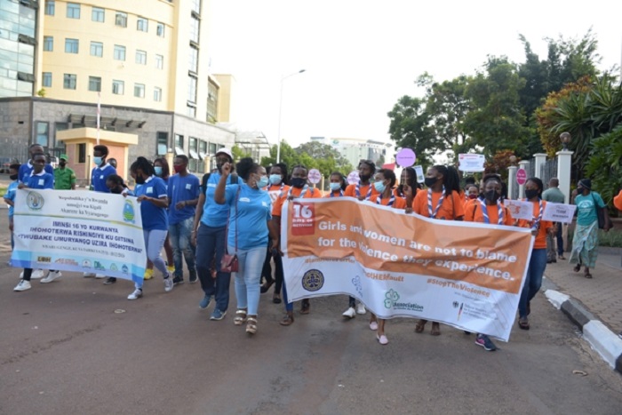 Mu bukangurambaga bwo kurwanya ihohoterwa rishingiye ku gitsina, Akarere ka Nyarugenge kakoresheje urugendo ruryamagana