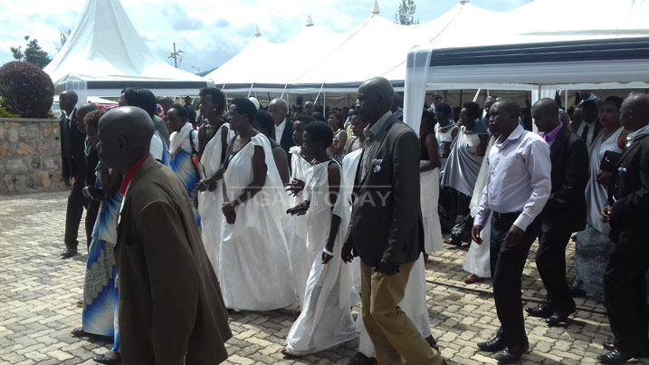 bamwe mu bitabiriye umuhango wo kwibuka muri Nyanza