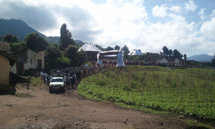 Abanyarubavu kuri uyu wa 07/04/2014 bakoze urugendo rwo kwibuka abazize Jenoside yakorewe Abatutsi.