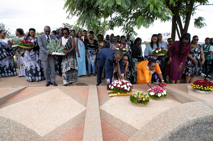 Mu mwaka ushize wa 2019 ubwo ku rwibutso rwa Rebero muri Kicukiro hibukwaga abo Banyapolitiki