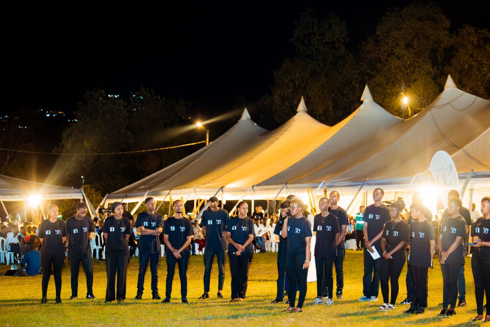 Urubyiruko rwitabiriye Kwibuka i Nyanza ya Kicukiro