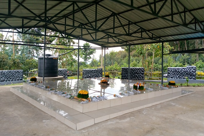 Urwibutso rwa Kinigi ruruhukiyemo imibiri 166 y'Abatutsi bishwe mu 1991