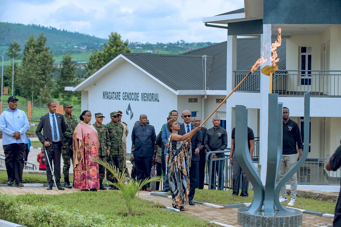 Urwibutso rwa Jenoside rwa Nyagatare ruruhukiyemo imibiri 99 y'Abatutsi bishwe muri Jenoside