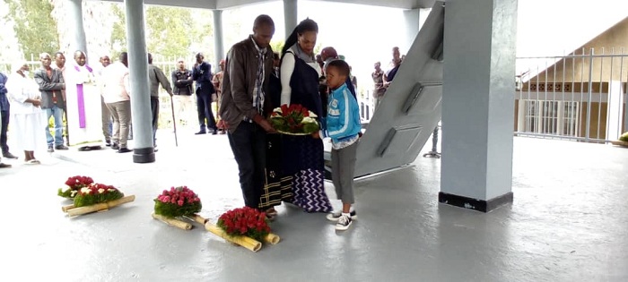 Abahagarariye imiryango yimuriwe mu rwibutso rwa Kibilira