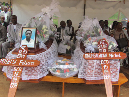 Musatsi Felicien na Mvumbaganya Michel bazize Jenoside bashyinguwe.