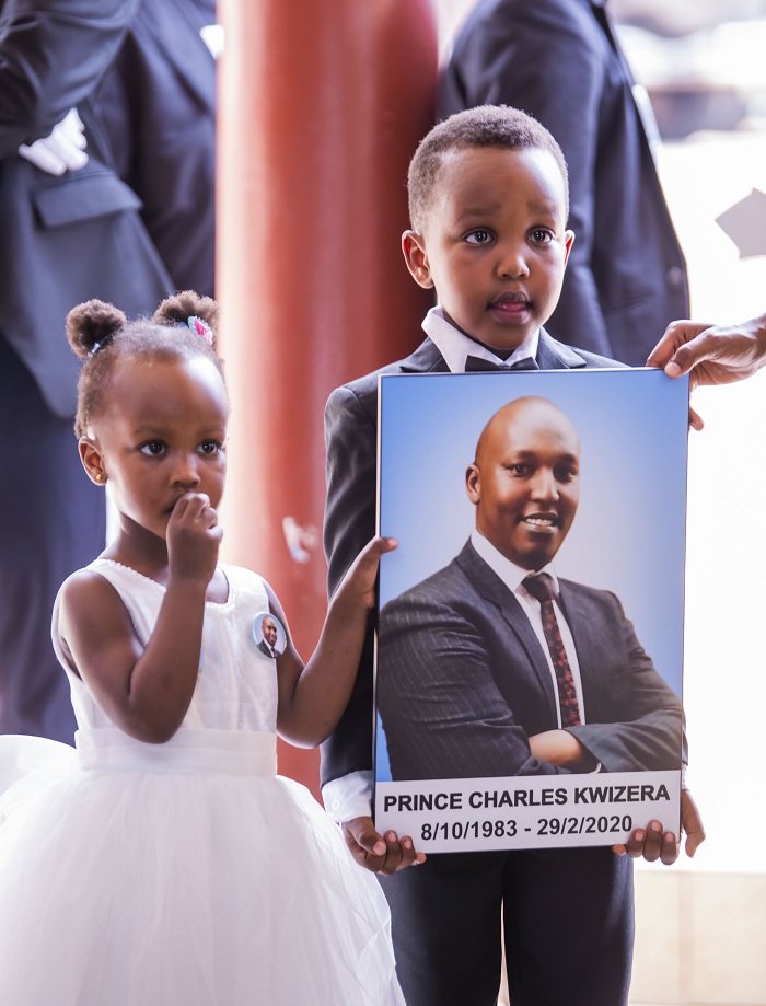 Prince Charles Kwizera asize abana babiri, umuhungu n'umukobwa