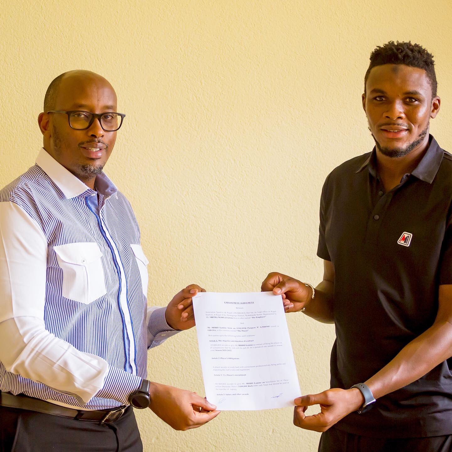 Lamine Moro yasinye muri AS Kigali