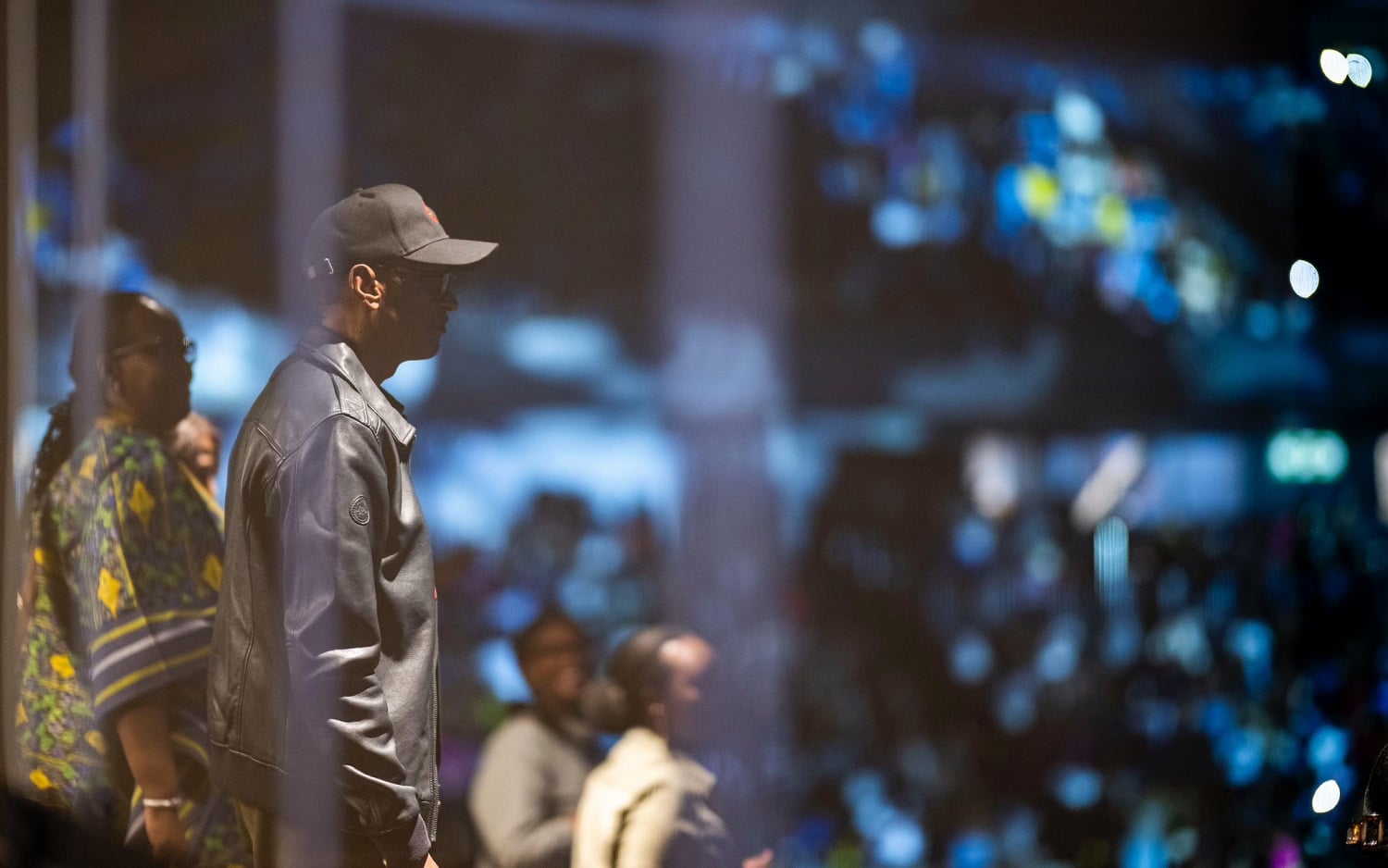 Perezida Paul Kagame na Madamu Jeannette Kagame mu gitaramo cya John Legend