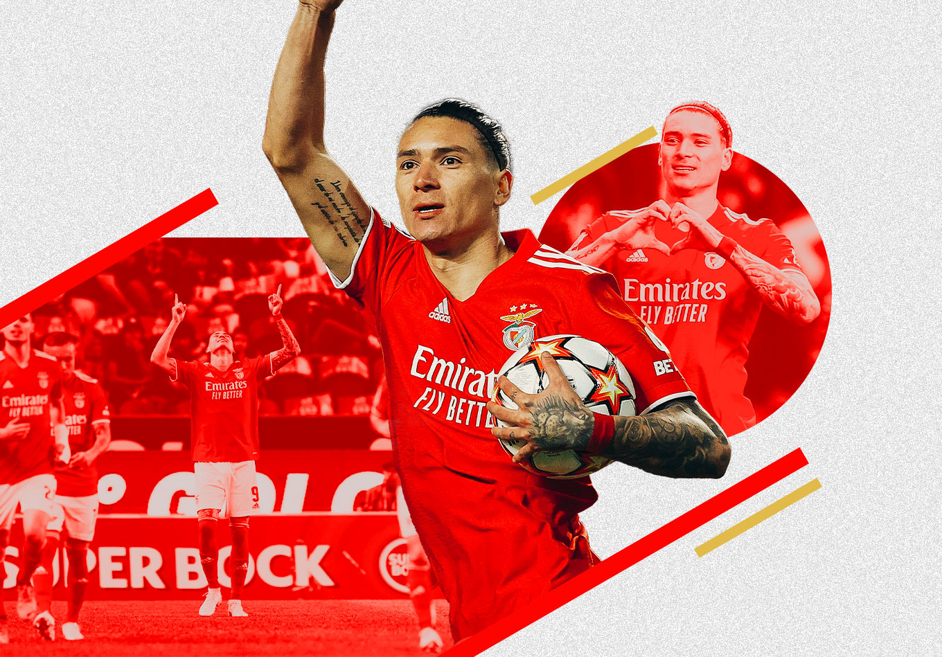 Liverpool na Manchester United zihanganiye Darwin Nunez ukinira Benifica