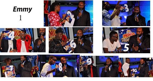 Umuhanzi Emmy utarabashije kuza niwe wahawe umubare rimwe kuko wasigaye ntawawutomboye