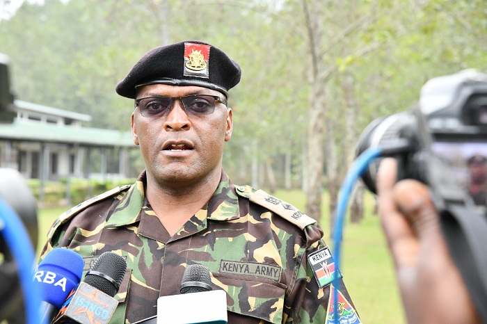 Lt Col Isaiah GECHUKI ONG'ESA wo mu ngabo za Kenya